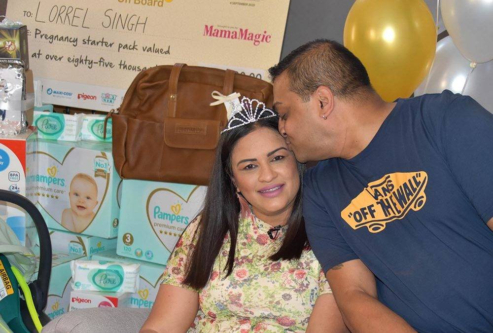 Pampers Premium Care Baby On Board winner pays it forward